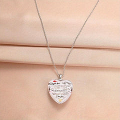 Crystal Love Pendant Necklace, Anniversary Christmas Toy Gift