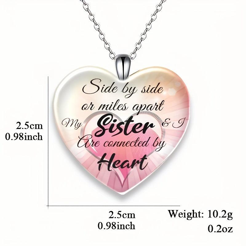 Love Crystal Rose Pattern Pendant Necklace For Children
