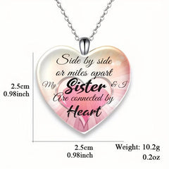 Love Crystal Rose Pattern Pendant Necklace For Children