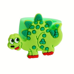 6pcs Dinosaur Rings Eco friendly Toy Rings Girl Jewelry