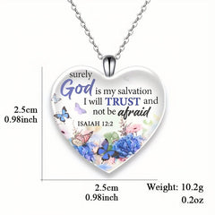 Butterfly Pattern Pendant Necklace for Children Daughters Anniversary Christmas