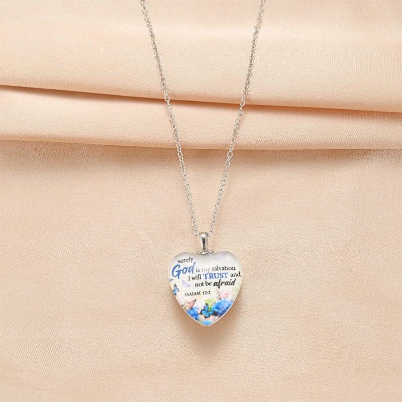 Butterfly Pattern Pendant Necklace for Children Daughters Anniversary Christmas
