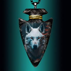 Creative Wolf Necklace for Boys Men Holiday Anniversary Christmas