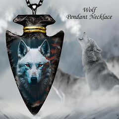 Creative Wolf Necklace for Boys Men Holiday Anniversary Christmas