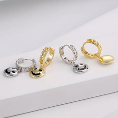 Happy Face Women's Earrings Pendant Jewelry Party Holiday Gift