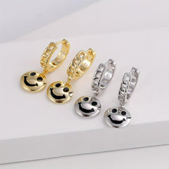 Happy Face Women's Earrings Pendant Jewelry Party Holiday Gift