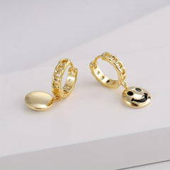 Happy Face Women's Earrings Pendant Jewelry Party Holiday Gift