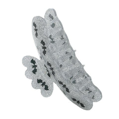 Bat Print Large Hair And Shark Clip Headband Hair Accessory