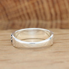 Boho Flower Leaf Ring Casual Daily Wear Woman Jewelry Gift