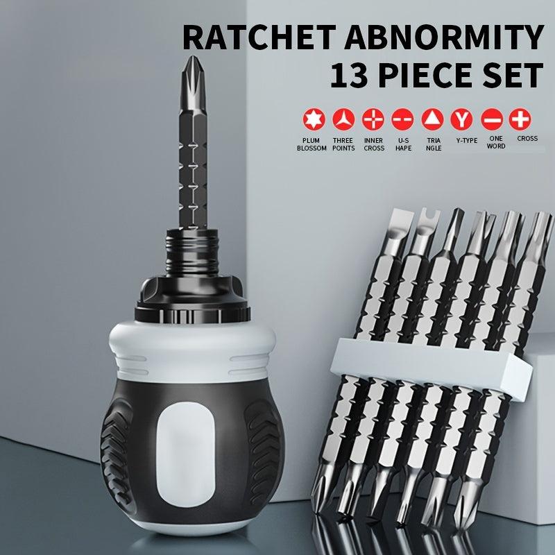 Ratchet Screwdriver Set Radish Head High Hardness Dual purpose Tool