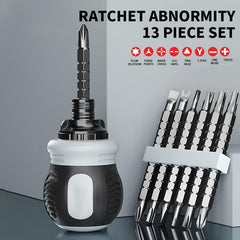 Ratchet Screwdriver Set Radish Head High Hardness Dual purpose Tool