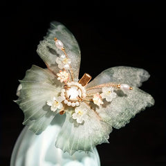 Large Butterfly Hair Clip Tulle Hair Accessory