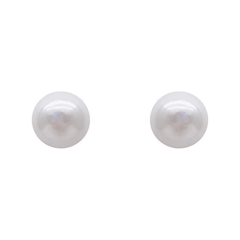 French Autumn Winter Pearl Earrings Retro Style Ear Jewelry Gift
