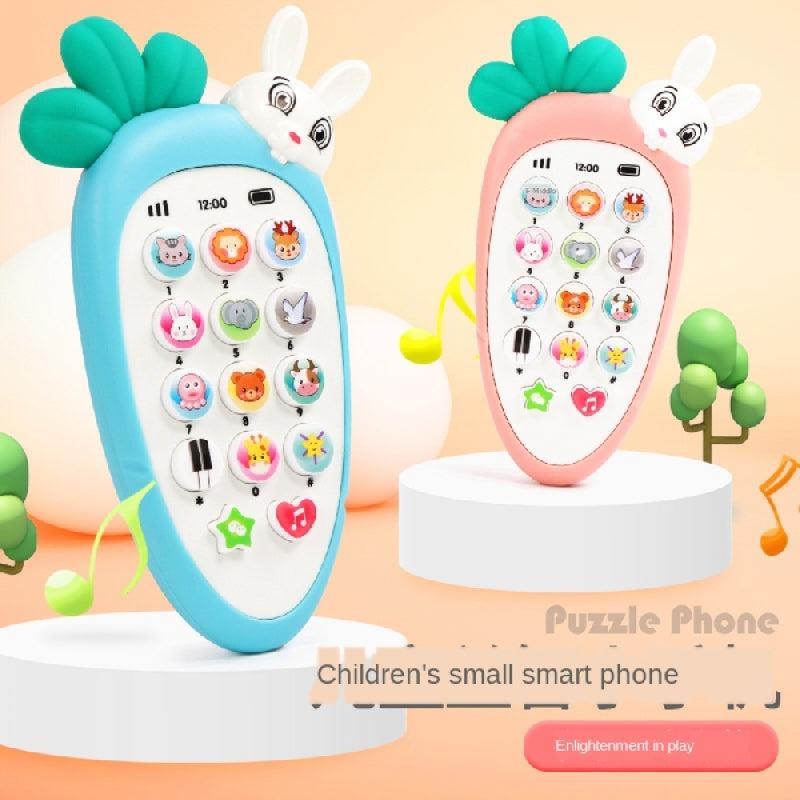 Baby Carrot Telephone Music Sound Machine Kids Phone Toy