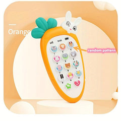 Baby Carrot Telephone Music Sound Machine Kids Phone Toy