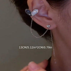 Love Ear Bone Clip Ear Wire Female Niche Sense Cold Wind Light Ear Jewelry