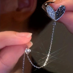 Love Ear Bone Clip Ear Wire Female Niche Sense Cold Wind Light Ear Jewelry