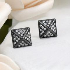 Water Drop Gemstone Rhinestone Earrings Set For Women