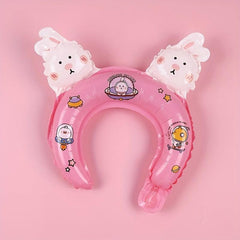10pcs Cartoon Hair Hoop Aluminum Film Balloon Small Gift