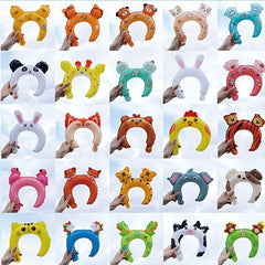 10pcs Cartoon Hair Hoop Aluminum Film Balloon Small Gift