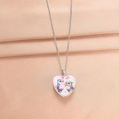 Crystal Owl Pendant Necklace Birthday Gift
