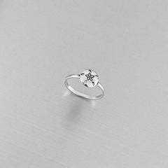 Boho Flower 5 Water Drops Ring for Women