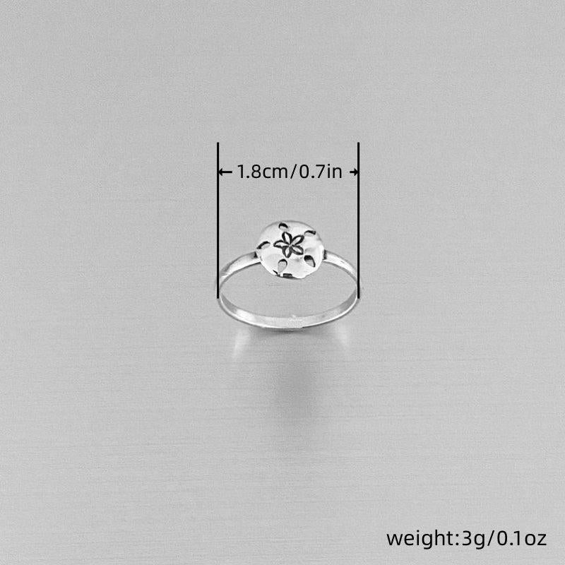 Boho Flower 5 Water Drops Ring for Women
