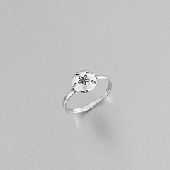 Boho Flower 5 Water Drops Ring for Women
