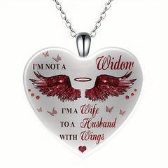 4pcs Heart Necklace Set Pendant Banquet Jewelry Gift
