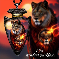 Punk Triangle Lion Necklace Toy Gift For Daughter Son