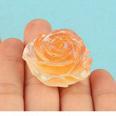 DIY Ice Starry Roses Resin Flower Patches Hair Clips