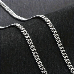 Women's Cuban Link Stainless Steel Necklace Cuban Chain Gift For Women
