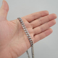 Women's Cuban Link Stainless Steel Necklace Cuban Chain Gift For Women