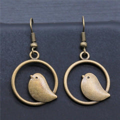 Bohemian Bird Pendant Earrings for Girls