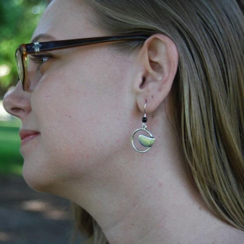 Bohemian Bird Pendant Earrings for Girls