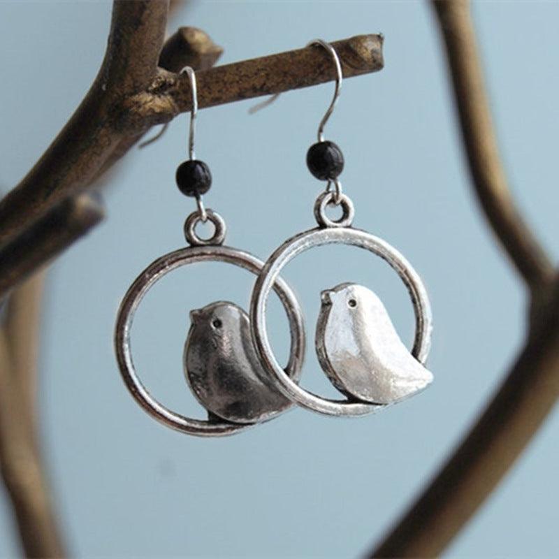 Bohemian Bird Pendant Earrings for Girls