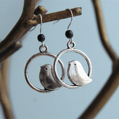 Bohemian Bird Pendant Earrings for Girls