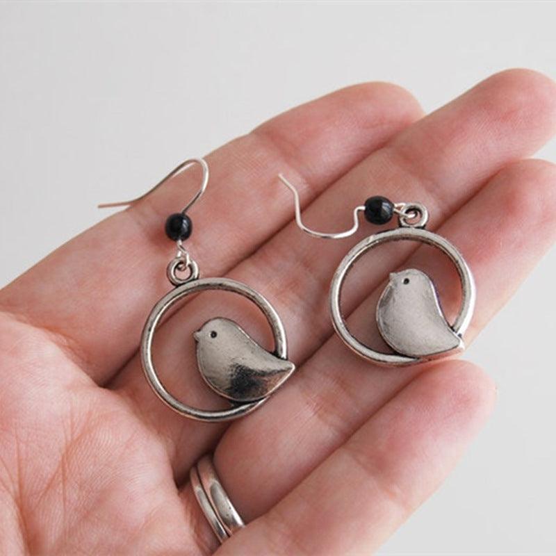 Bohemian Bird Pendant Earrings for Girls