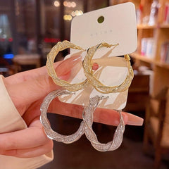 C Shaped Hollow Crystal Earrings for Girls Women Jewelry Halloween