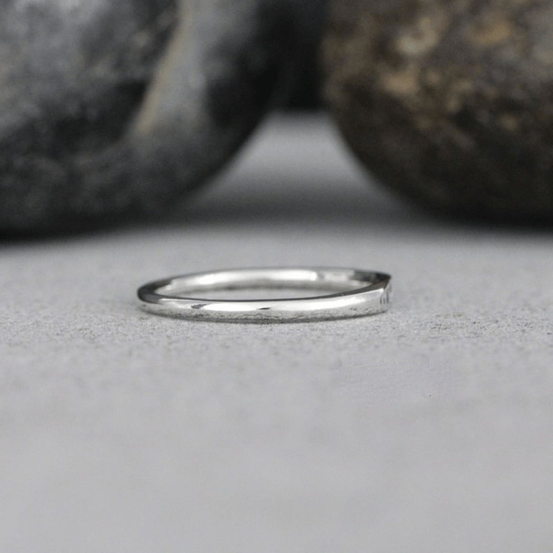 Vintage Moon Ring Silvery Plated Classic Party Jewelry Birthday Gift