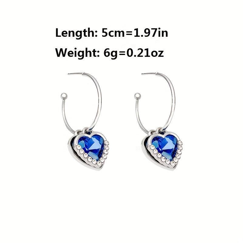 Heart Earrings & Creative Earrings for Girls Women Birthday Gift