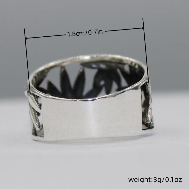 Vintage Silvery Plated Daisy Ring Party Jewelry Birthday Gift
