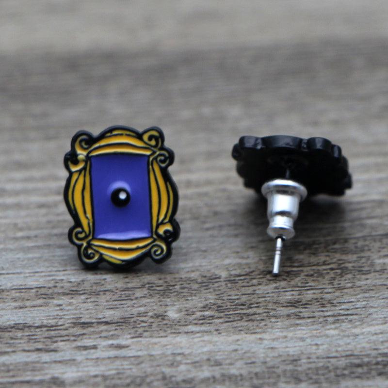 Cartoon Stud Earrings For Girls Kids Jewelry Gift Accessories
