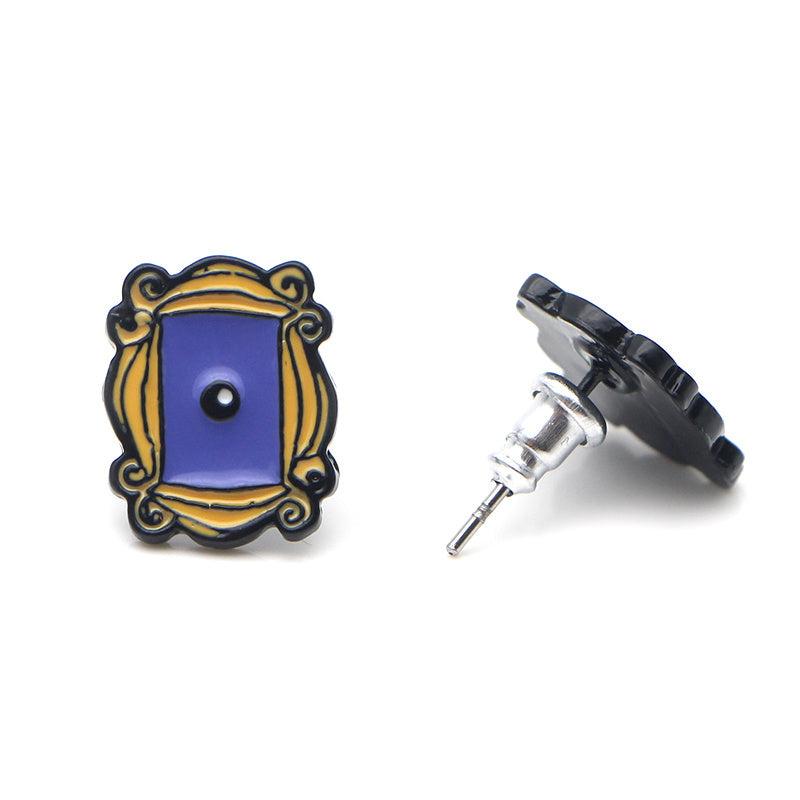 Cartoon Stud Earrings For Girls Kids Jewelry Gift Accessories