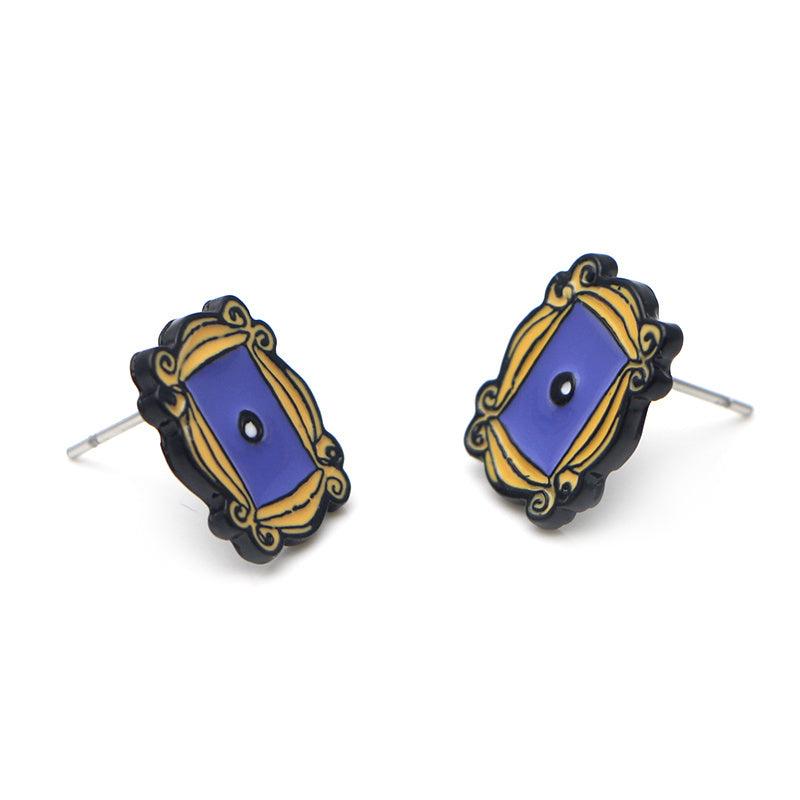 Cartoon Stud Earrings For Girls Kids Jewelry Gift Accessories