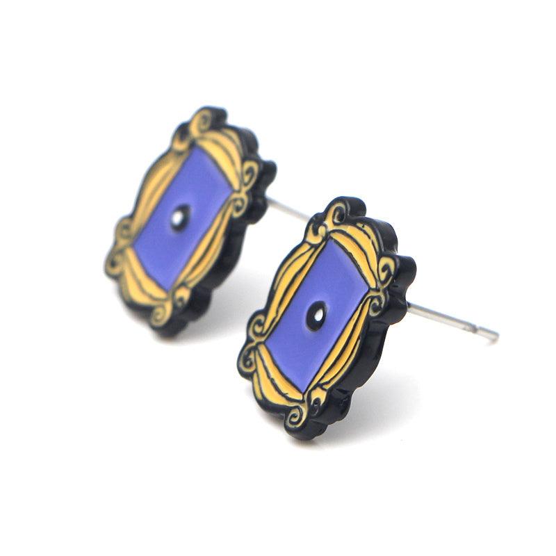 Cartoon Stud Earrings For Girls Kids Jewelry Gift Accessories
