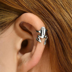 Frog Ear Cuff Clip No Piercing Earrings Punk Jewelry Birthday Gift