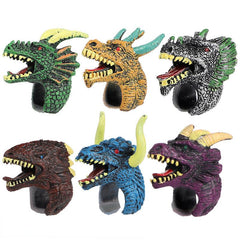 6pcs Dinosaur Ring Simulation Wild Animal Bird Model Toy For Christmas