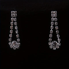 Bride Wedding Accessories Set Chain Necklace Earrings Formal Wear
