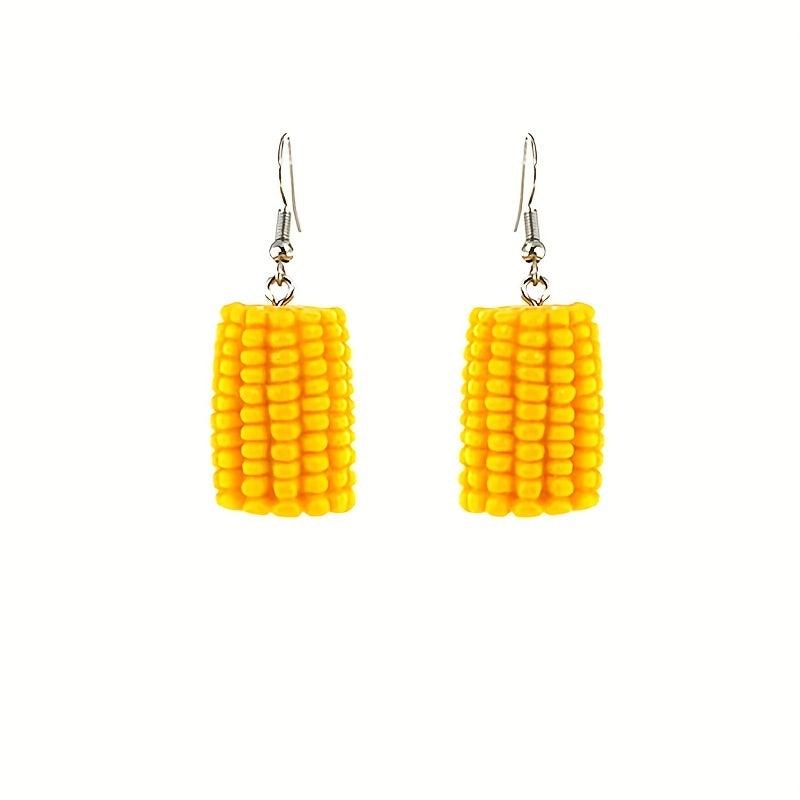 Acrylic Vegetable Dangle Earrings Hip Hop Style